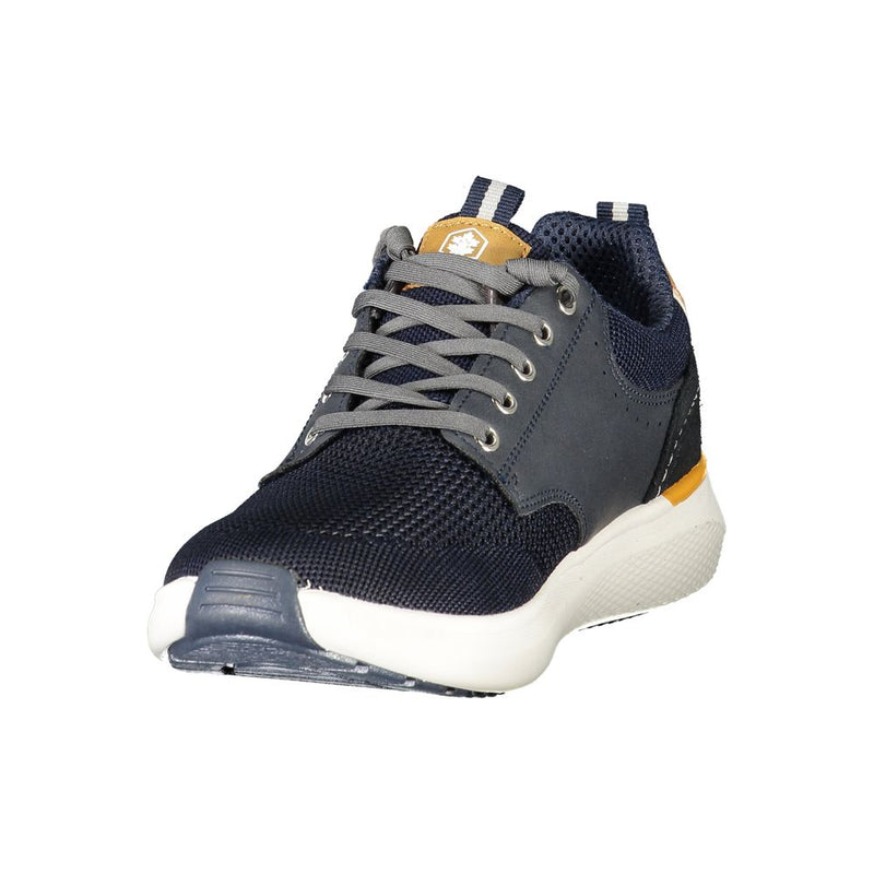 Lumberjack Blue Polyester Athletic Sneakers for Men