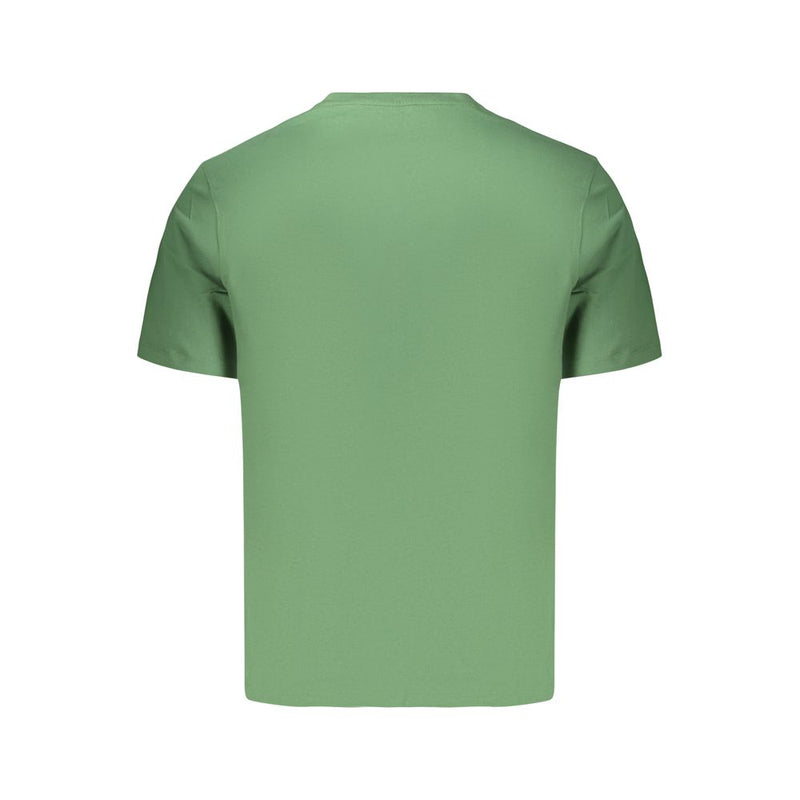 Timberland Green Cotton T-Shirt - Authentic Fit Crew Neck