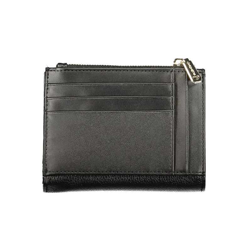 Mario Valentino Black Polyethylene Wallet - Stylish & Functional