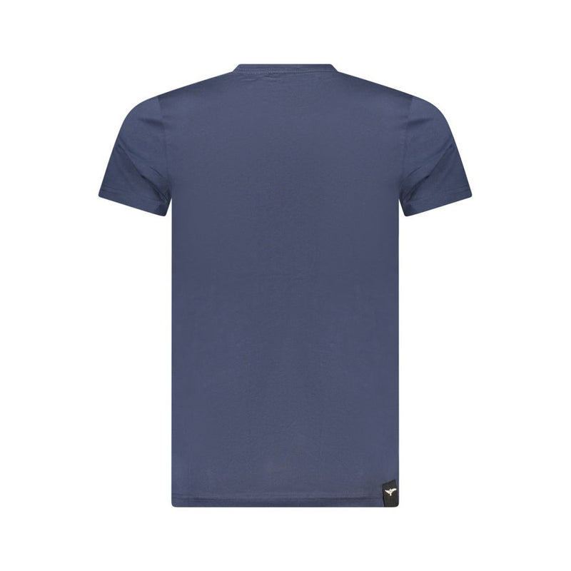 Accademia Militare T-Shirt en Coton Bleu pour Hommes