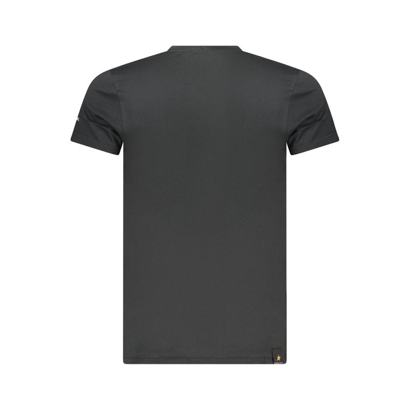 Accademia Militare T-Shirt en Coton Noir pour Hommes