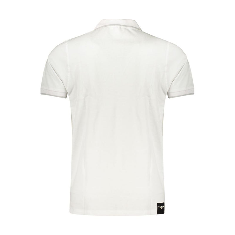 Accademia Militare Polo Shirt en Coton Blanc pour Hommes