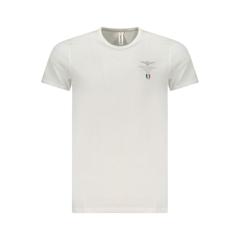 Accademia Militare T-Shirt en Coton Blanc pour Homme