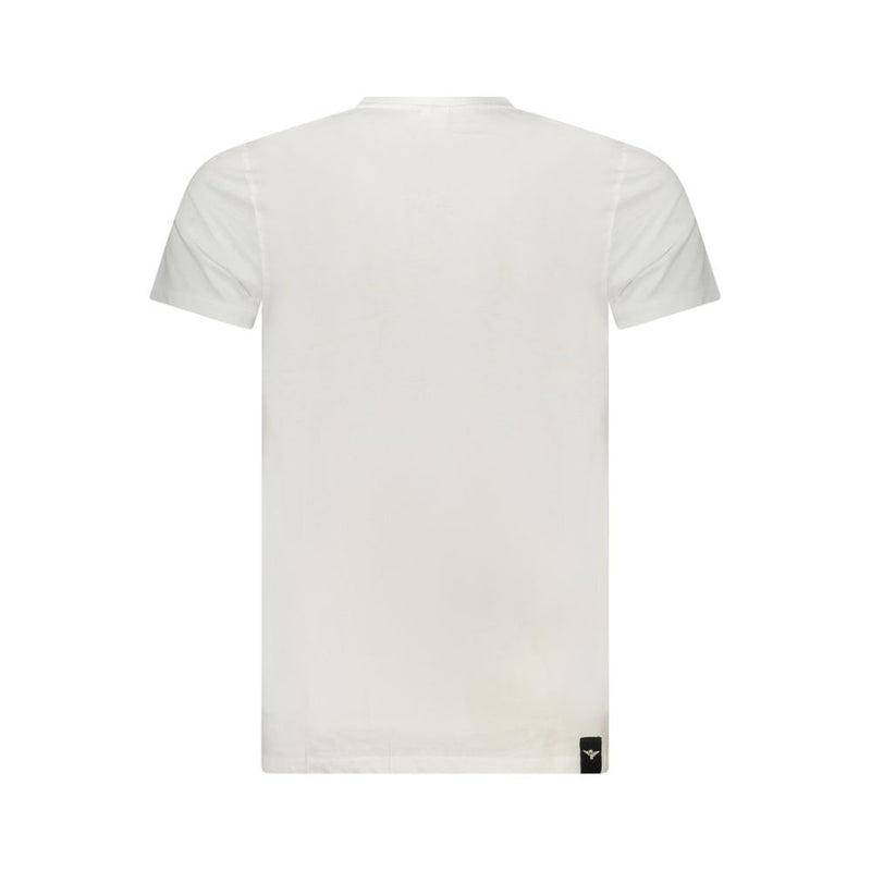 Accademia Militare T-Shirt en Coton Blanc pour Homme