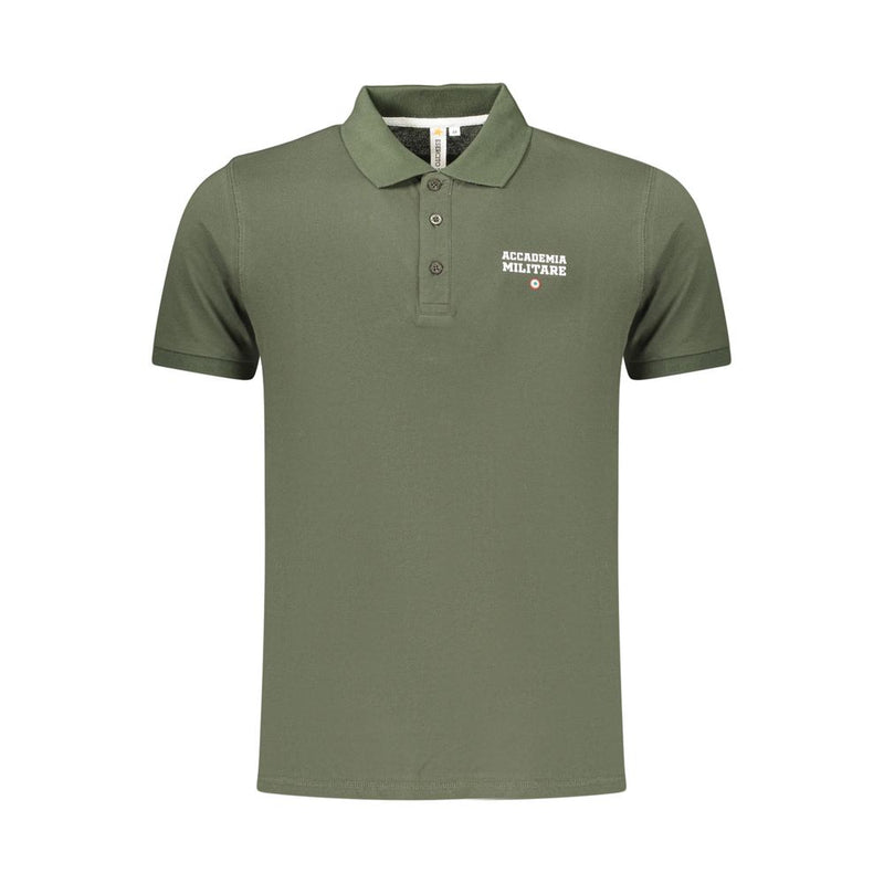 Accademia Militare Polo Shirt en Coton Vert pour Hommes