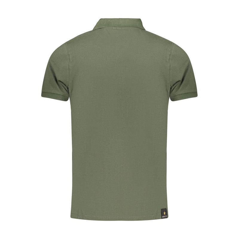 Accademia Militare Polo Shirt en Coton Vert pour Hommes