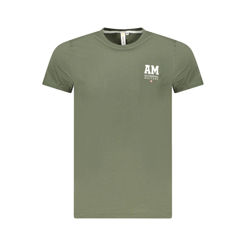 Accademia Militare T-Shirt en Coton Vert pour Hommes