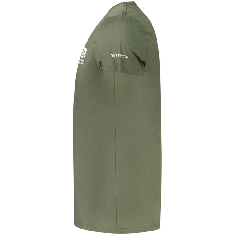 Accademia Militare T-Shirt en Coton Vert pour Hommes