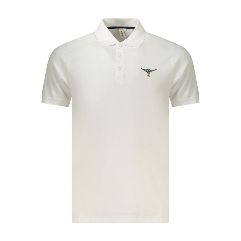 Accademia Militare Polo Shirt en Coton Blanc