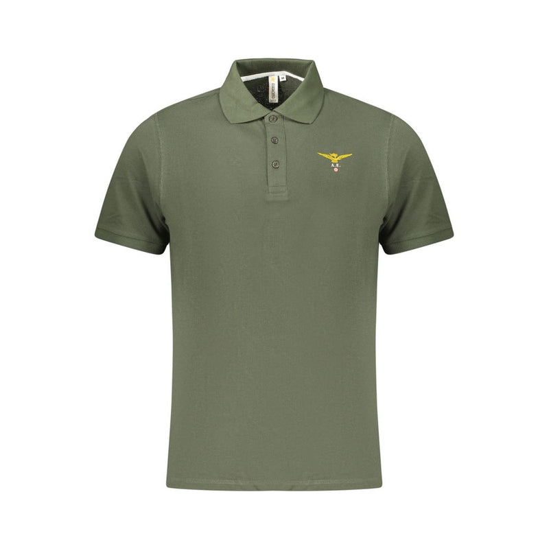Accademia Militare Polo Shirt en Coton Vert pour Hommes