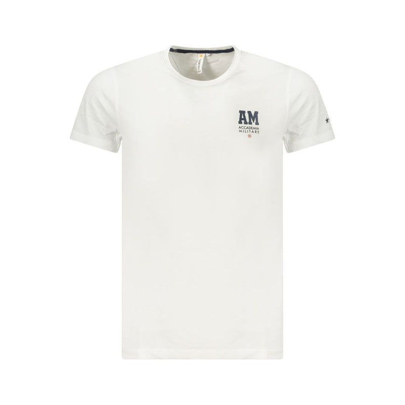 Accademia Militare T-Shirt en Coton Blanc pour Homme