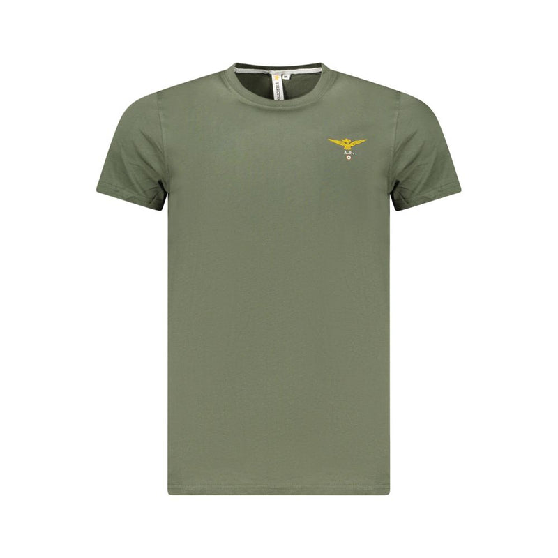 Accademia Militare T-Shirt en Coton Vert pour Homme