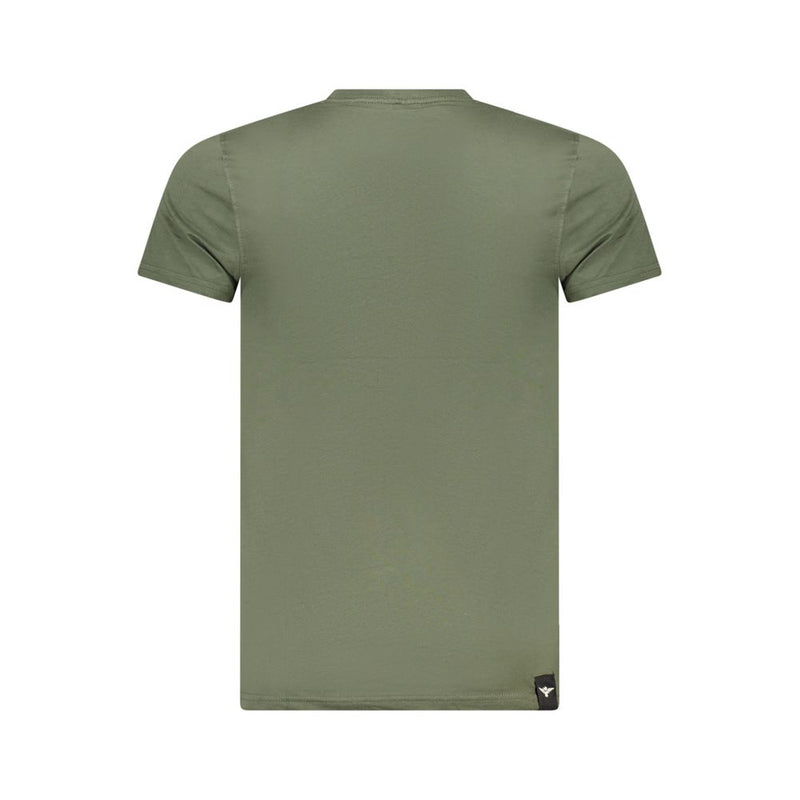 Accademia Militare T-Shirt en Coton Vert pour Homme