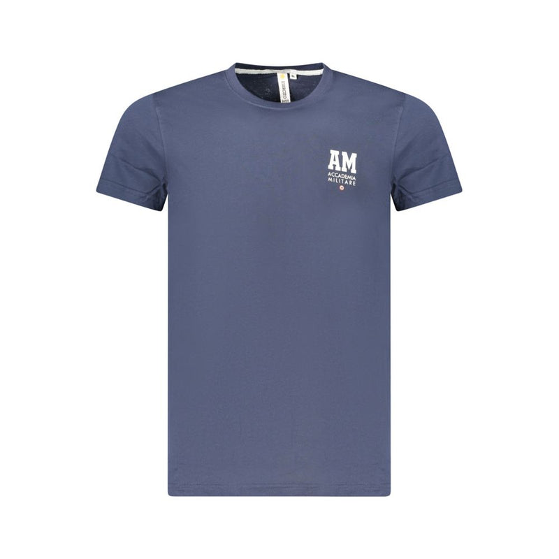 Accademia Militare T-Shirt en Coton Bleu pour Homme