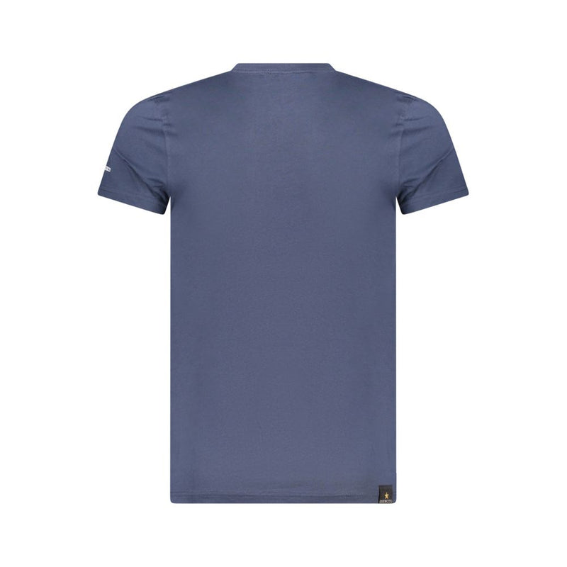 Accademia Militare T-Shirt en Coton Bleu pour Homme