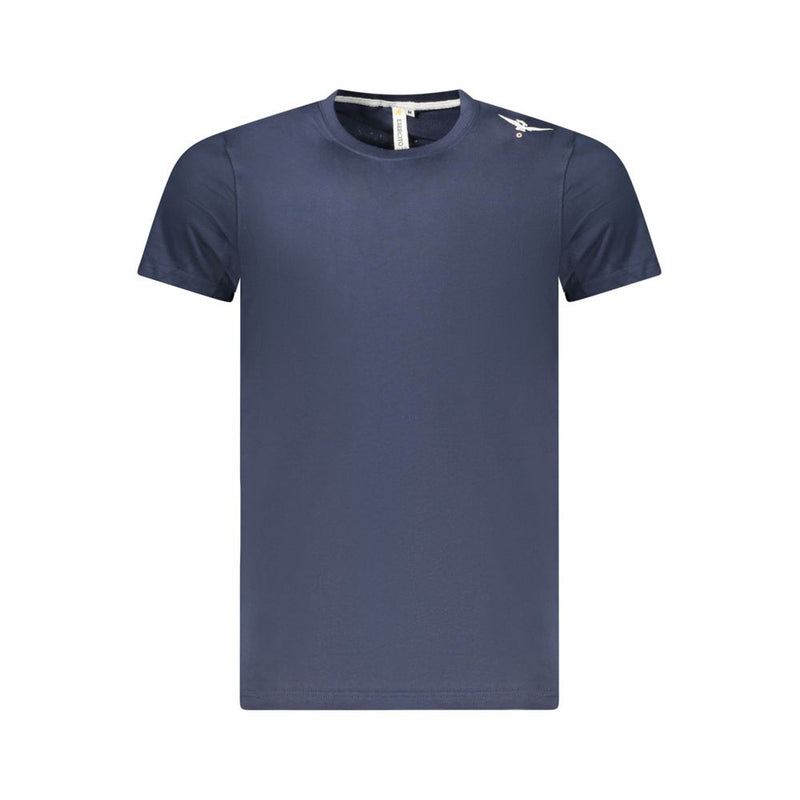 Accademia Militare T-Shirt en Coton Bleu pour Hommes