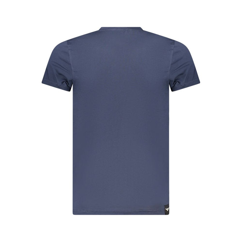 Accademia Militare T-Shirt en Coton Bleu pour Hommes