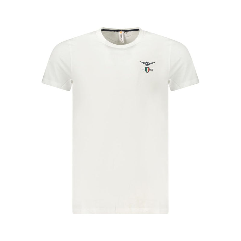 Accademia Militare T-Shirt en Coton Blanc pour Homme