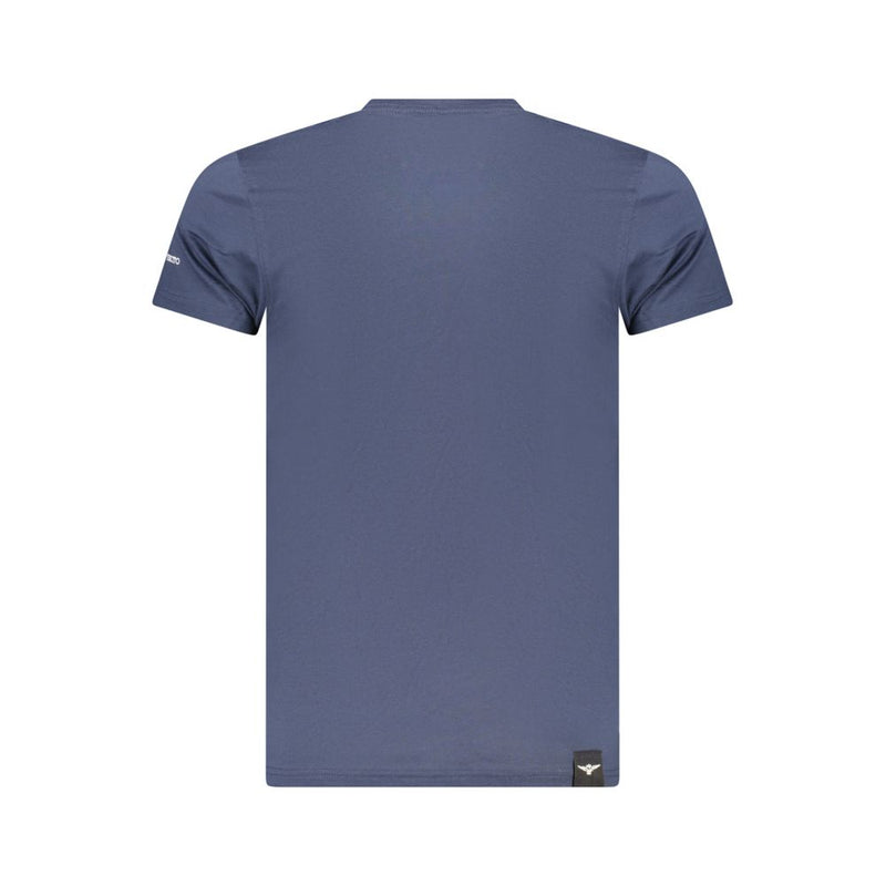 T-Shirt en Coton Bleu Accademia Militare pour Hommes
