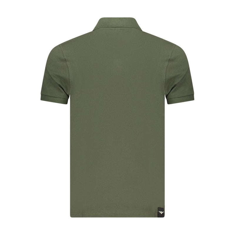Accademia Militare Polo Shirt en Coton Vert pour Homme