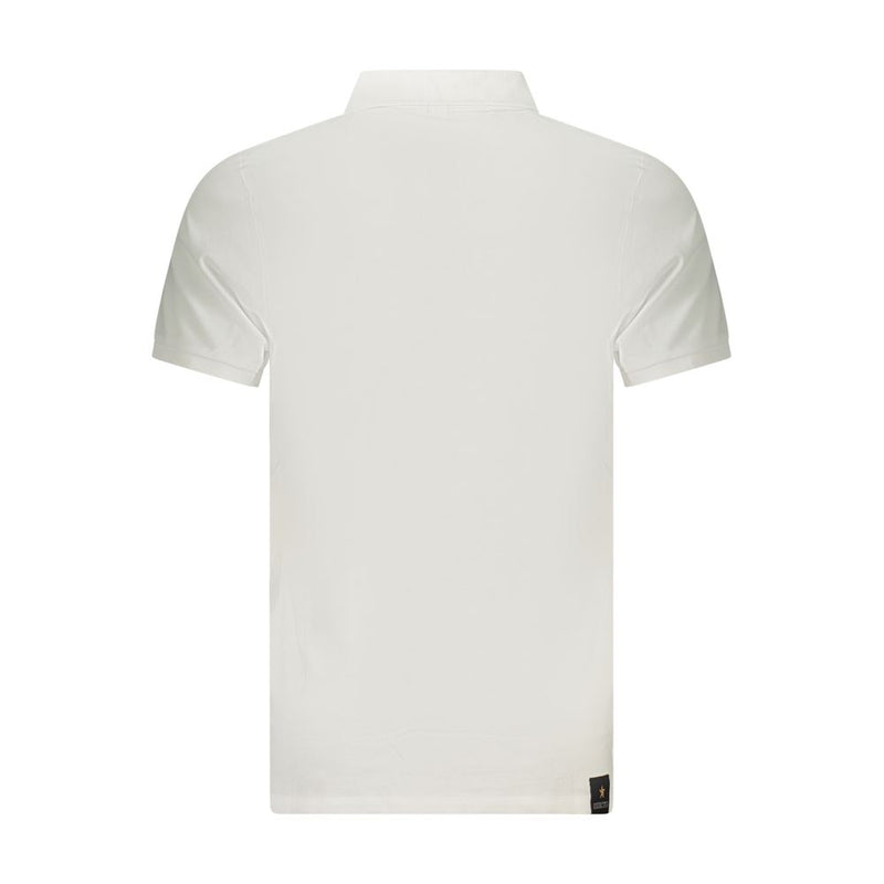 Accademia Militare Polo Shirt en Coton Blanc pour Homme