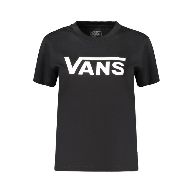 Vans Black Cotton T-Shirt for Women