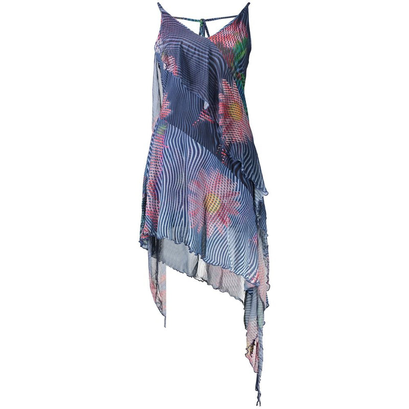 Desigual NORA Blue Patterned Casual Dress for Women