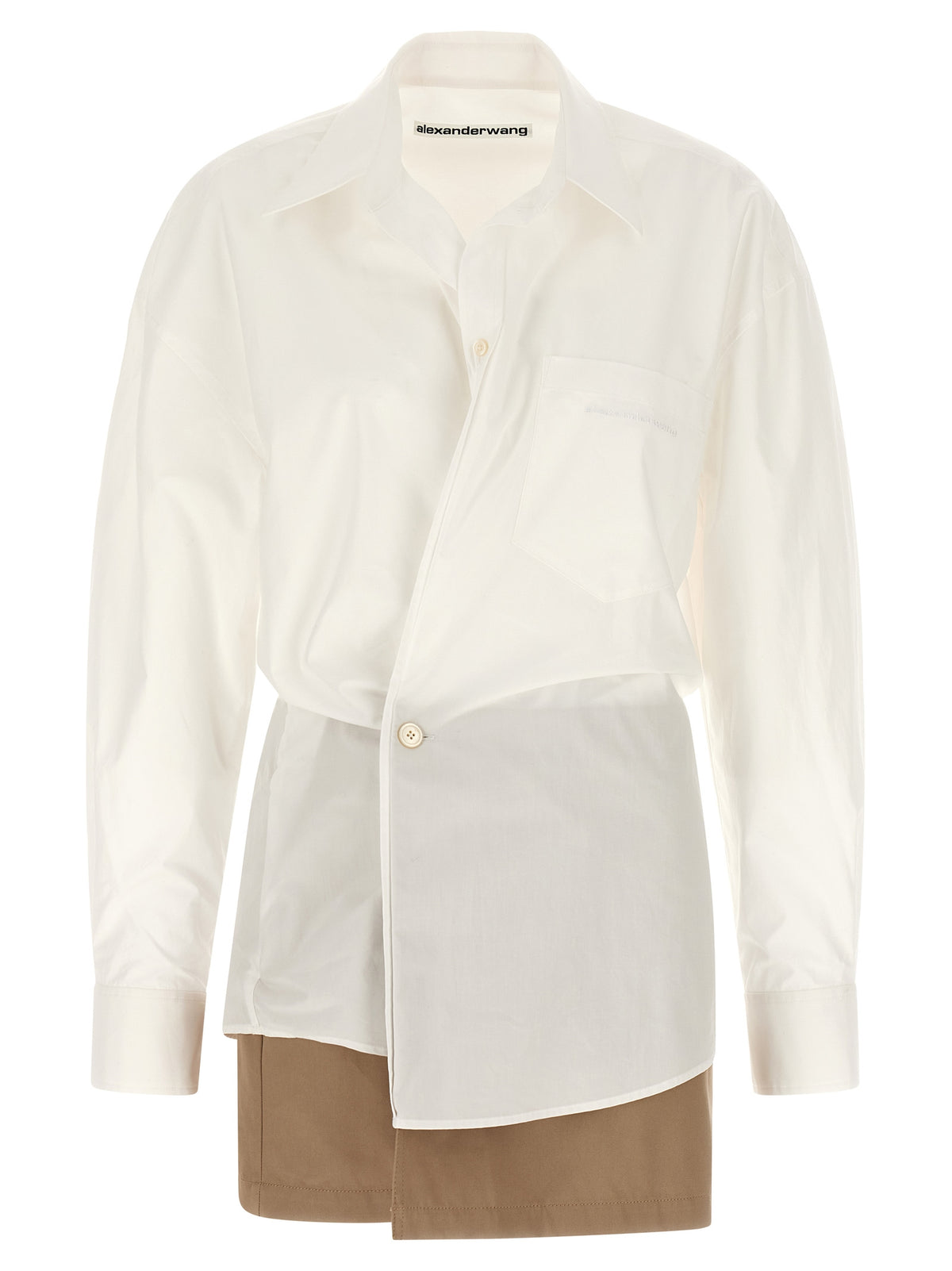 Alexander Wang White Cotton Short Dress