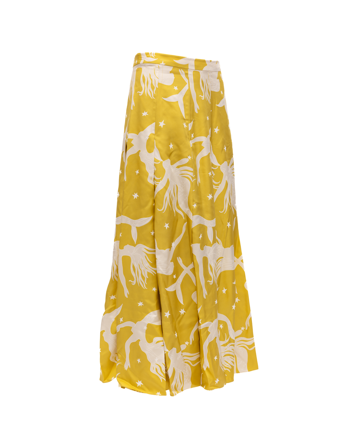 Valentino Garavani Maxi Jupe Imprimée Jaune
