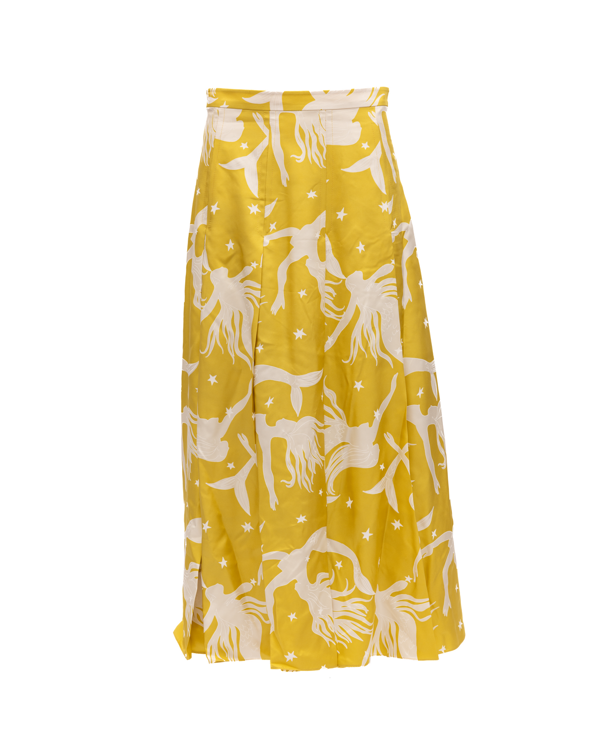 Valentino Garavani Maxi Jupe Imprimée Jaune
