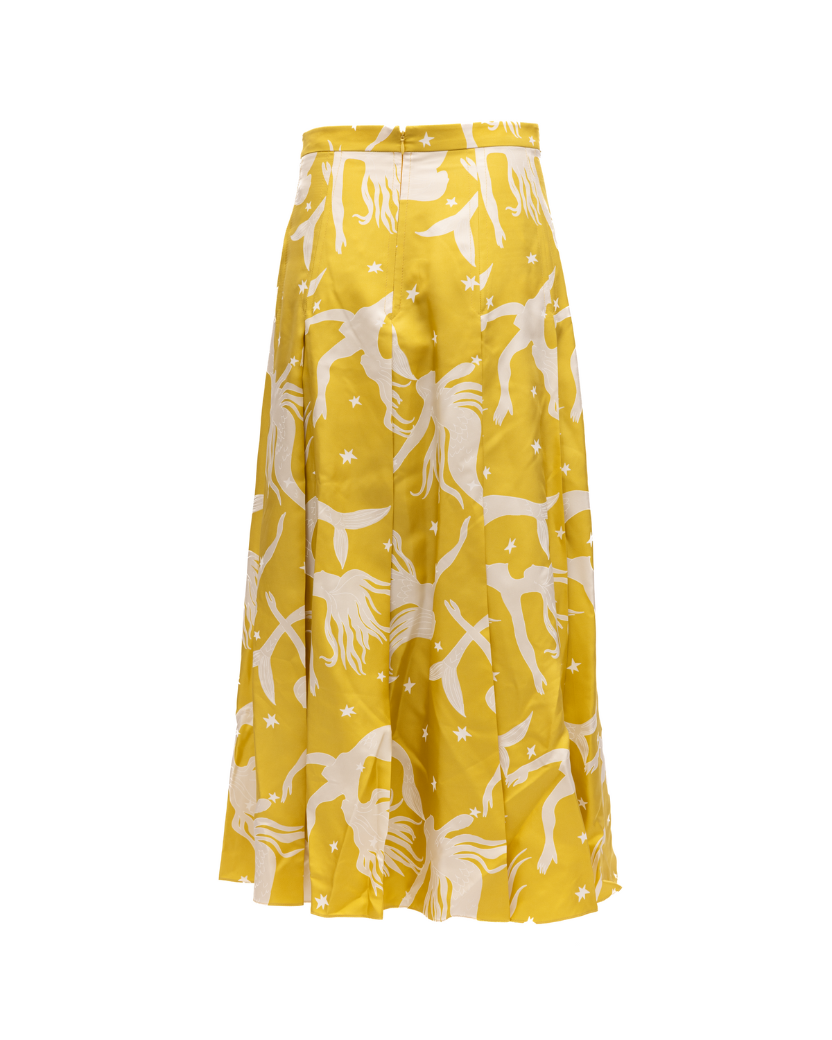 Valentino Garavani Maxi Jupe Imprimée Jaune