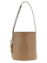 Furla Beige Calfskin Shoulder Bag