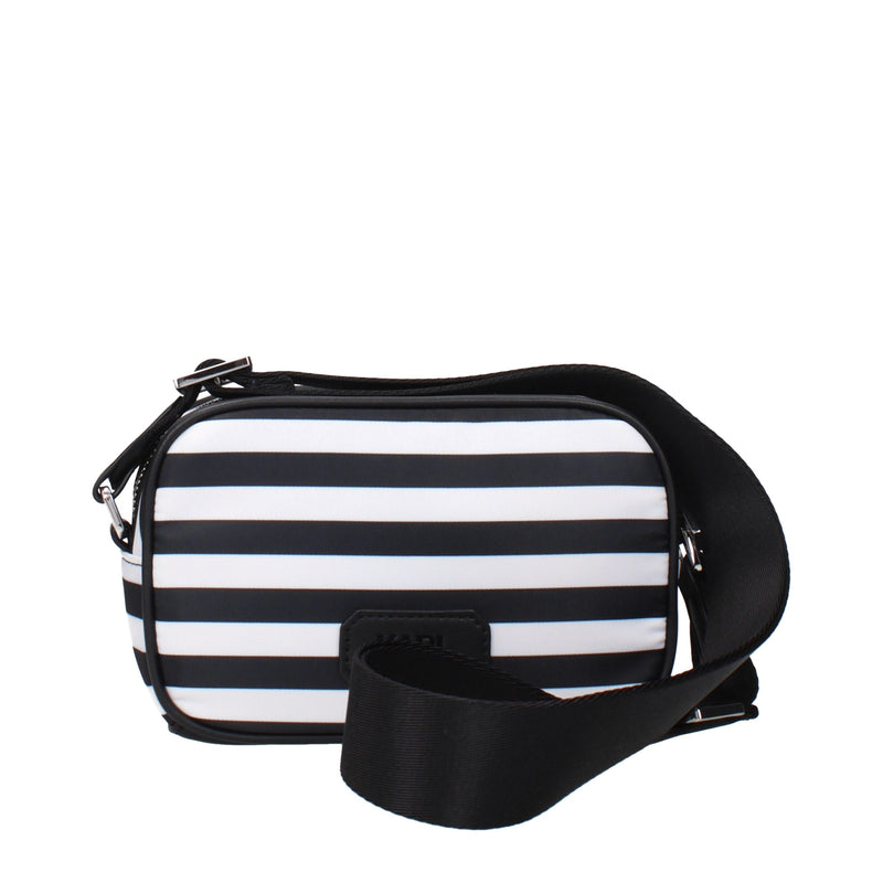 Karl Lagerfeld Black Fabric Crossbody Bag - Stylish & Versatile