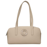 Karl Lagerfeld Beige Leather Shoulder Bag