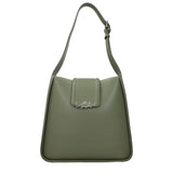 Karl Lagerfeld Green Leather Shoulder Bag