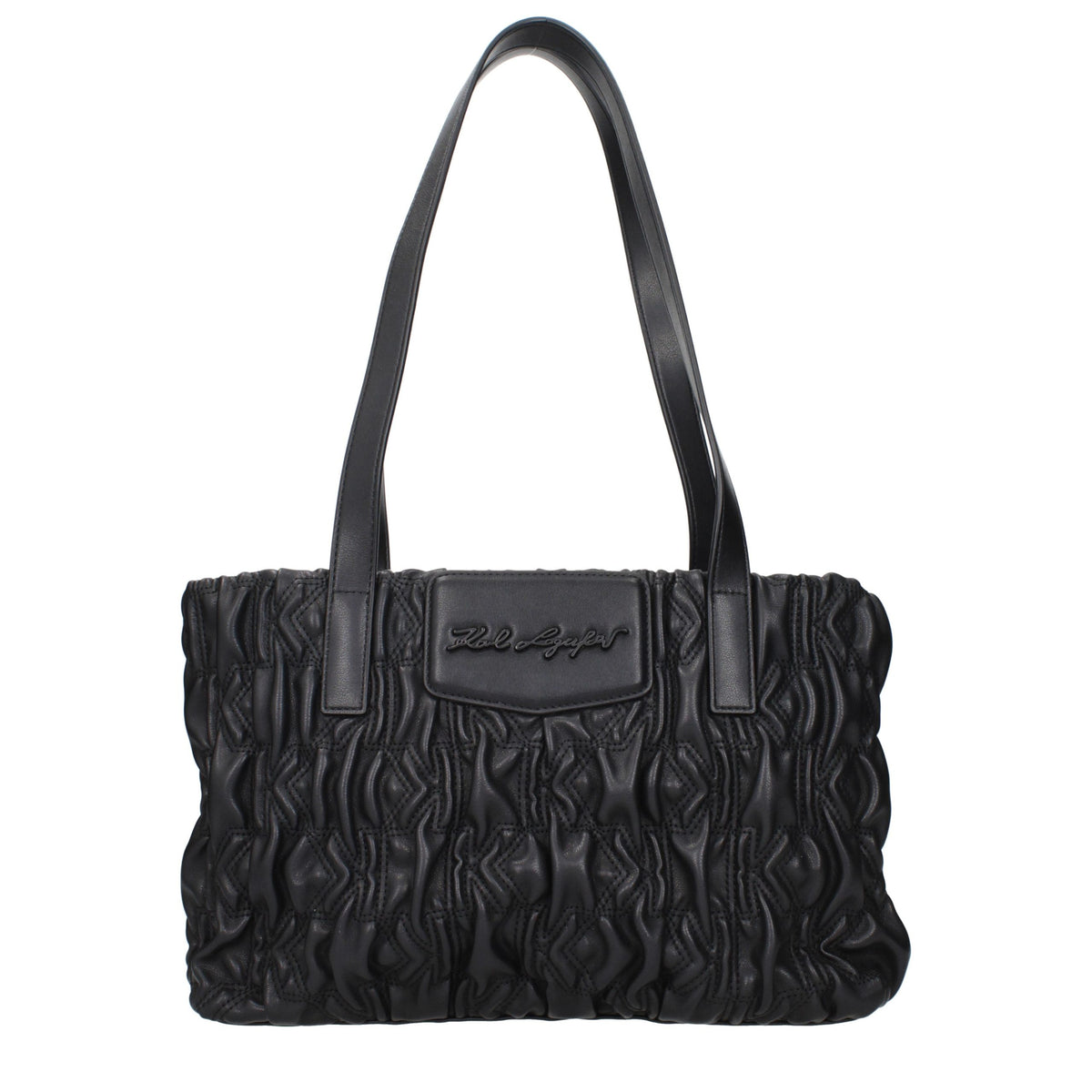 Karl Lagerfeld Black Polyester Shoulder Bag