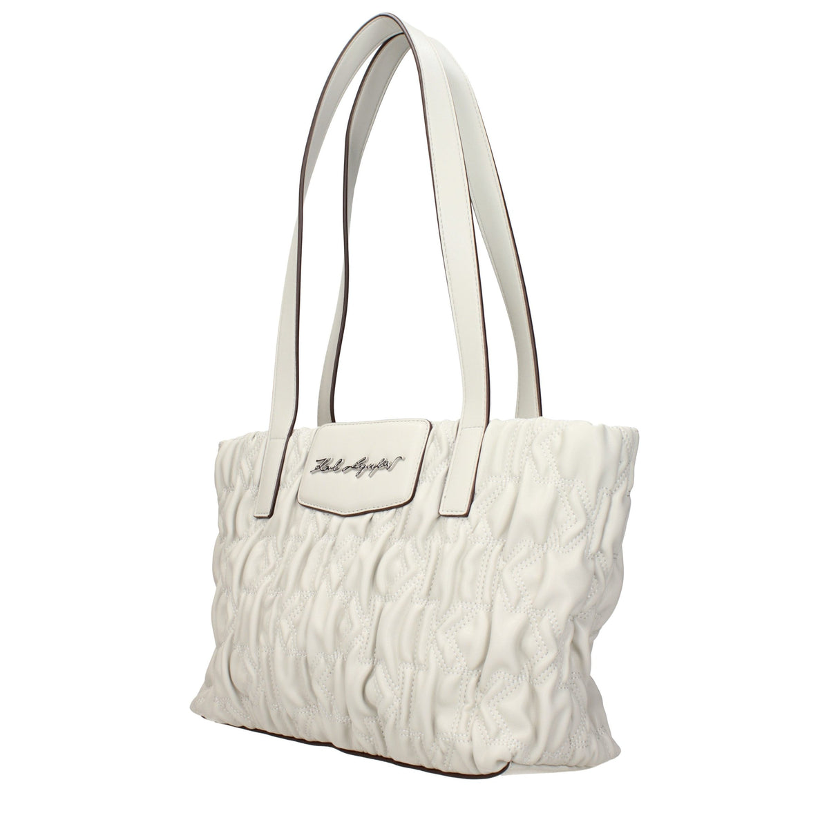 Karl Lagerfeld Gray Polyester Shoulder Bag