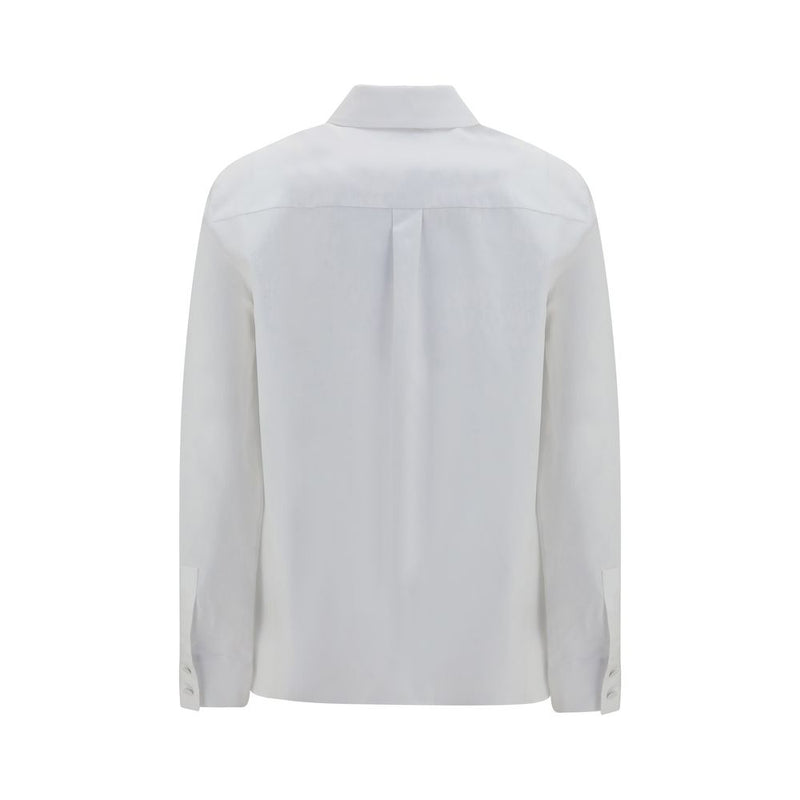Lardini White Cotton Dress Shirt for Women