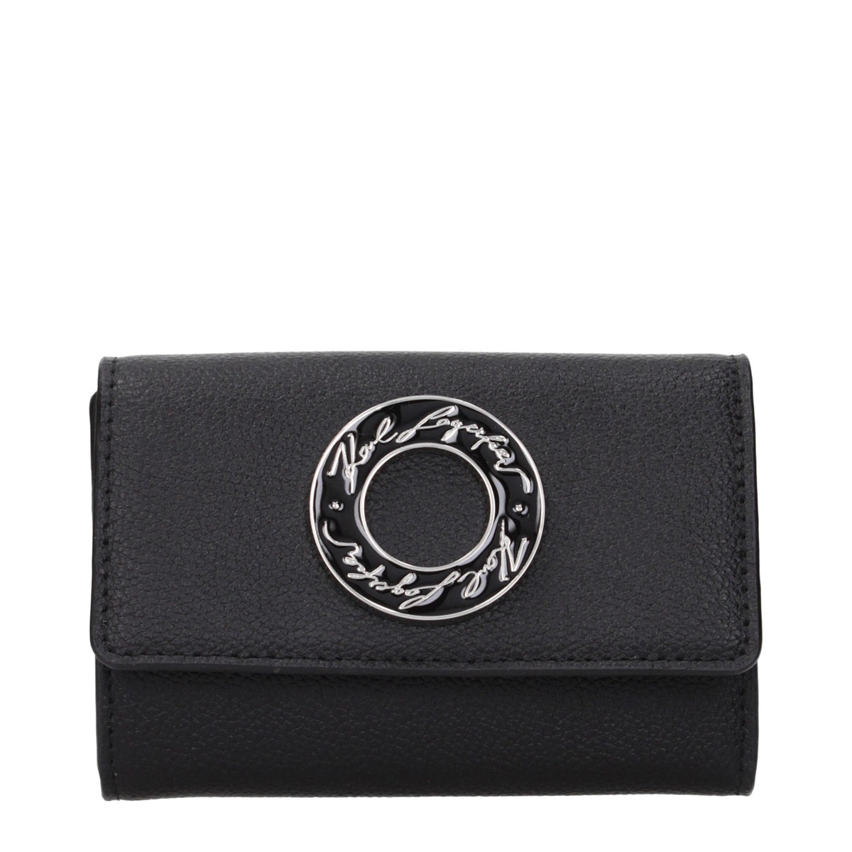 Karl Lagerfeld Black Polyester Wallet