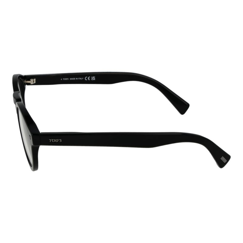 Tod's Black Acetate Round Glasses (Frames) for Men