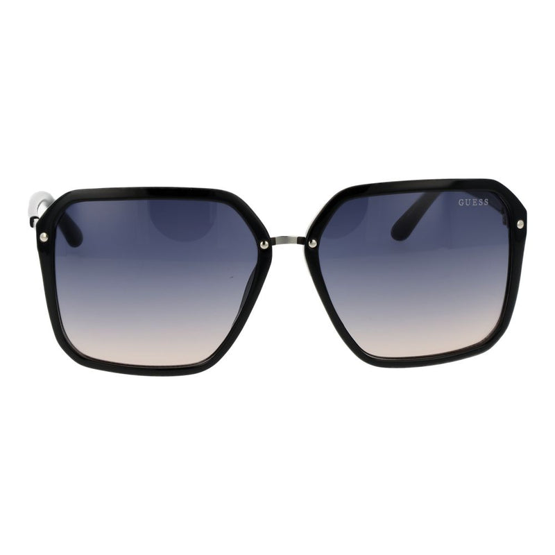 Guess Black Plastic Square Sunglasses for Women