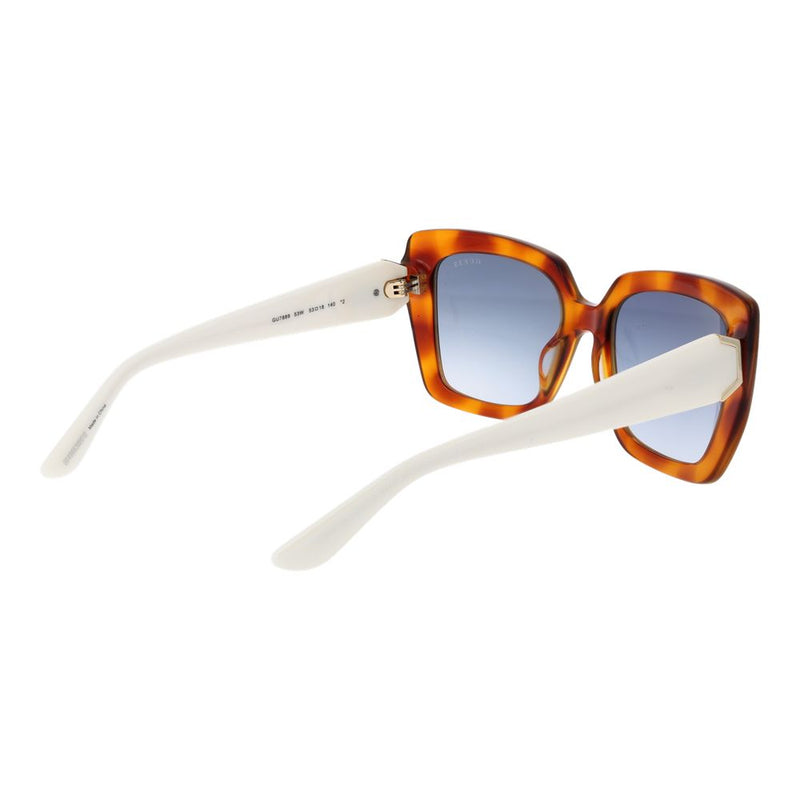 Guess Brown Plastic Butterfly Sunglasses for Women