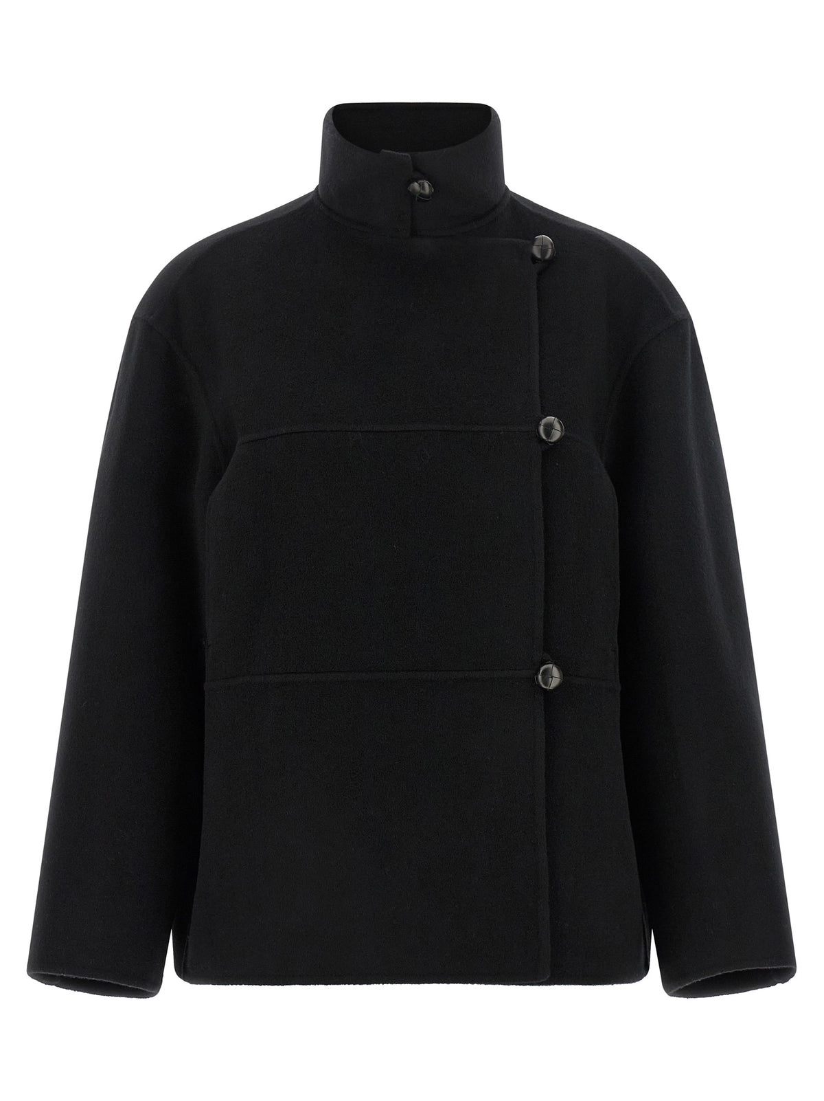 Rohe Black Wool Coat
