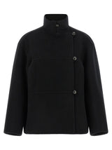 Rohe Black Wool Coat