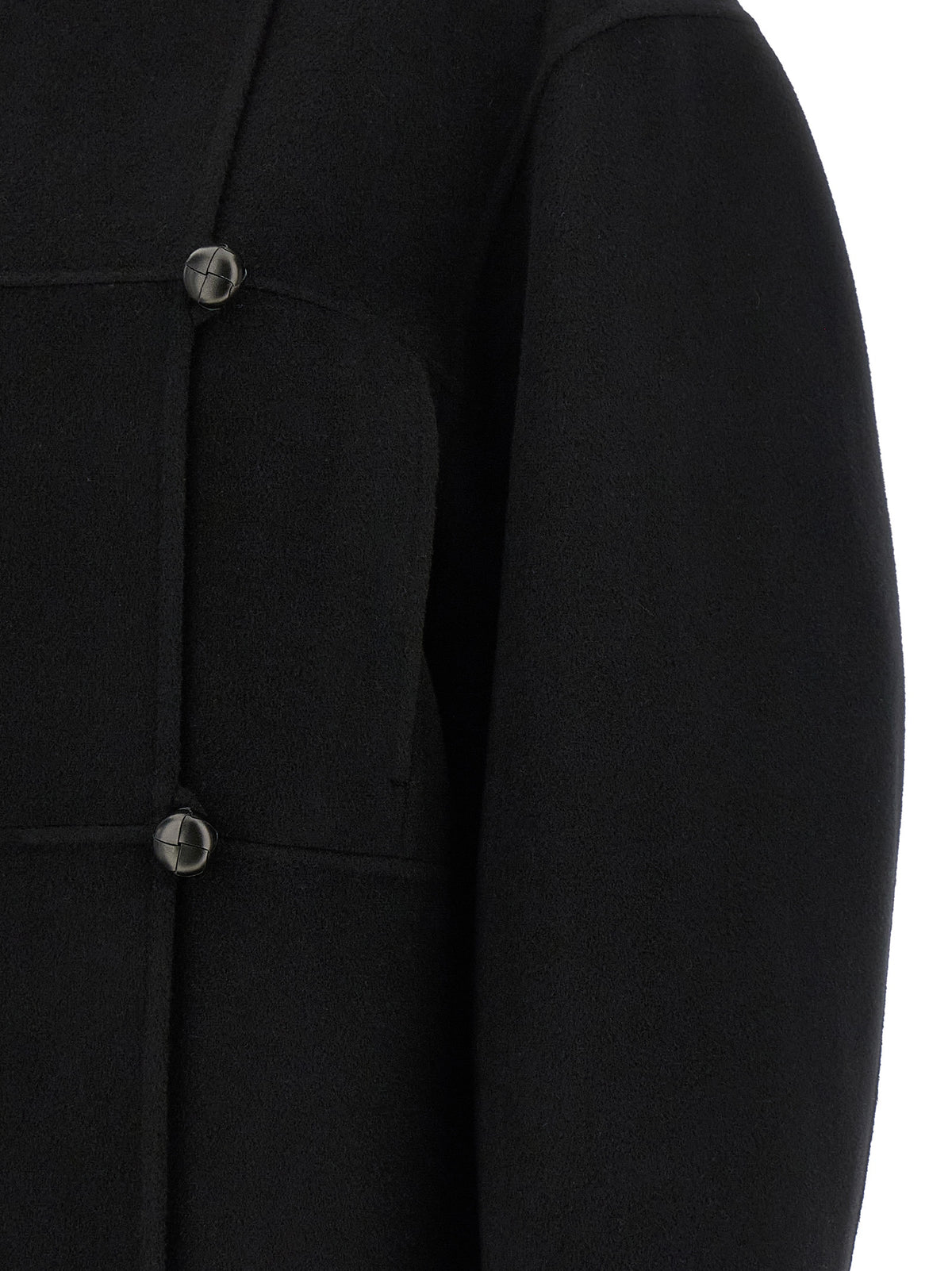 Rohe Black Wool Coat