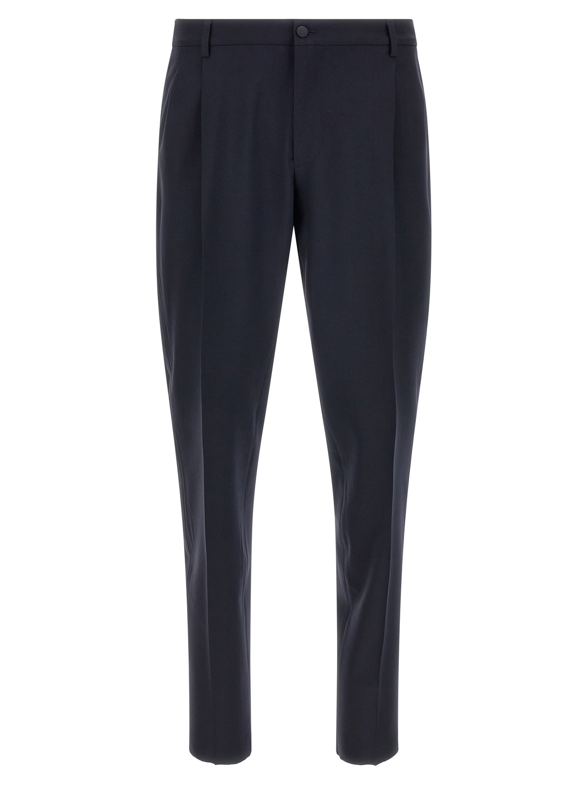 Dolce & Gabbana Blue Virgin Wool Two-Piece Suit