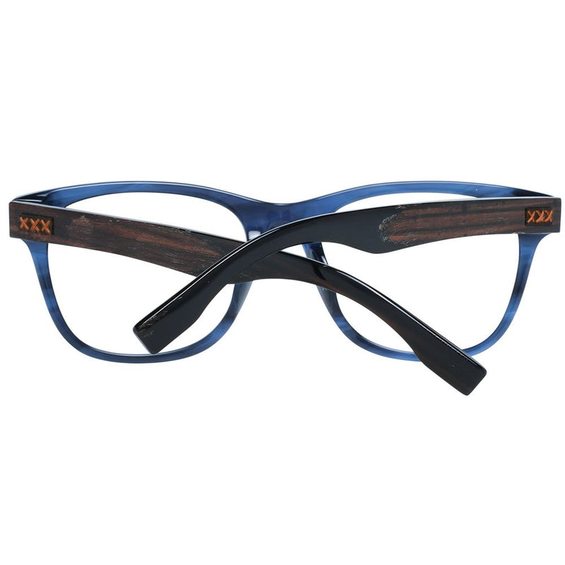 Ermenegildo Zegna Monture de Lunettes pour Hommes en Bleu