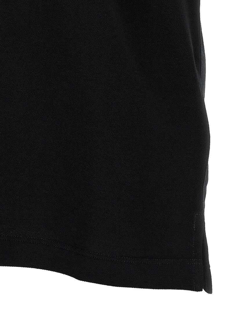 Fendi Black Cotton Piqué Polo Shirt