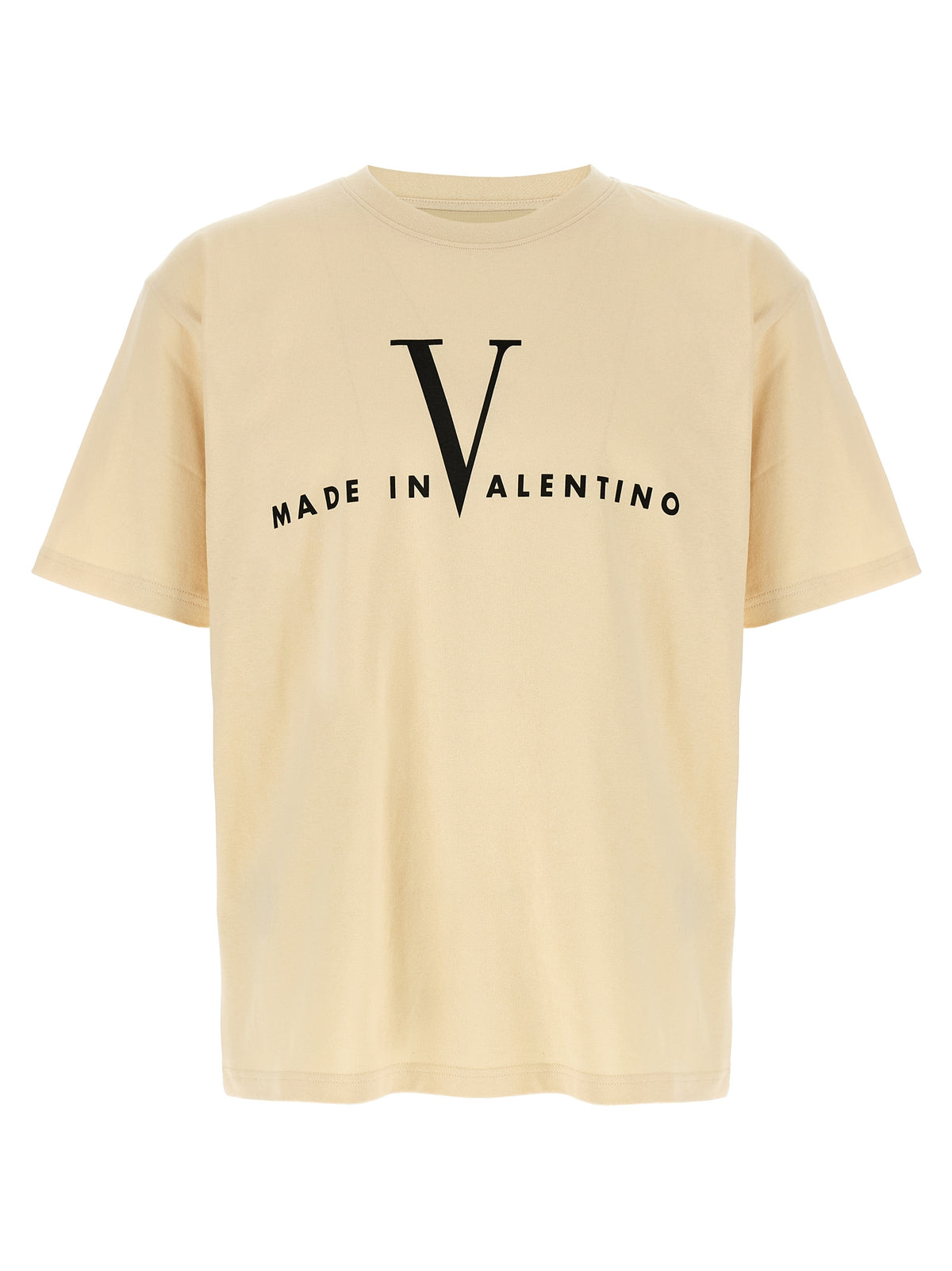 Valentino Garavani Beige Cotton T-Shirt