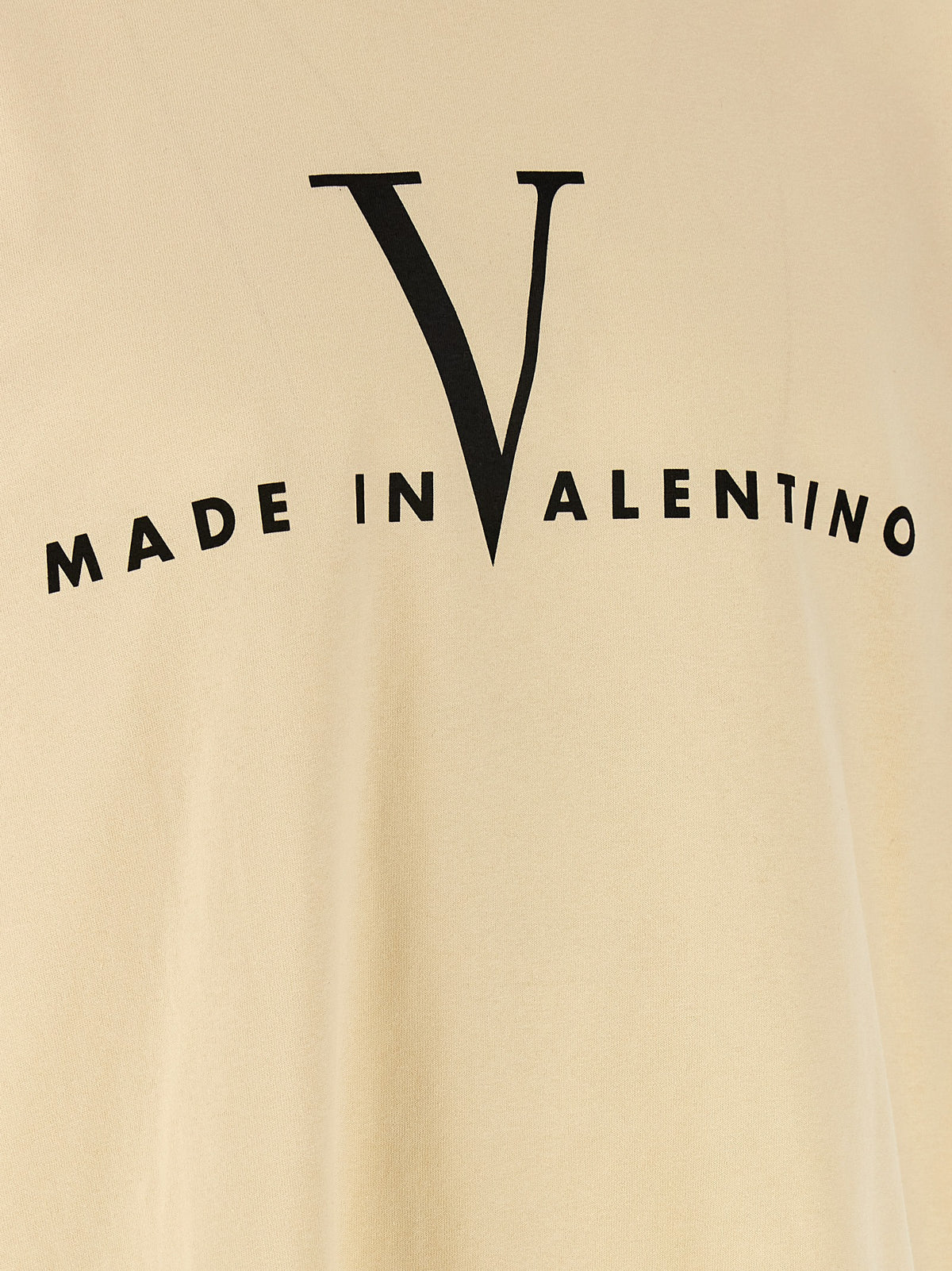 Valentino Garavani Beige Cotton T-Shirt